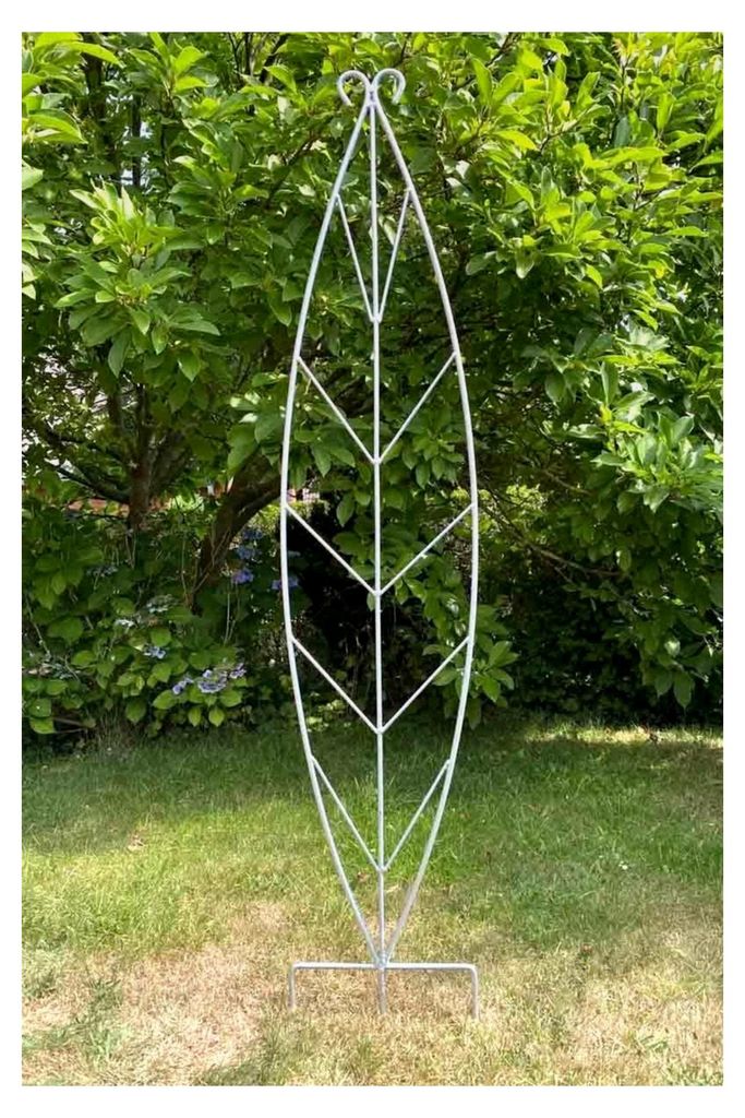 Rankgitter aus Metall, Höhe: 155 cm, verzinktes Schmiedeeisen