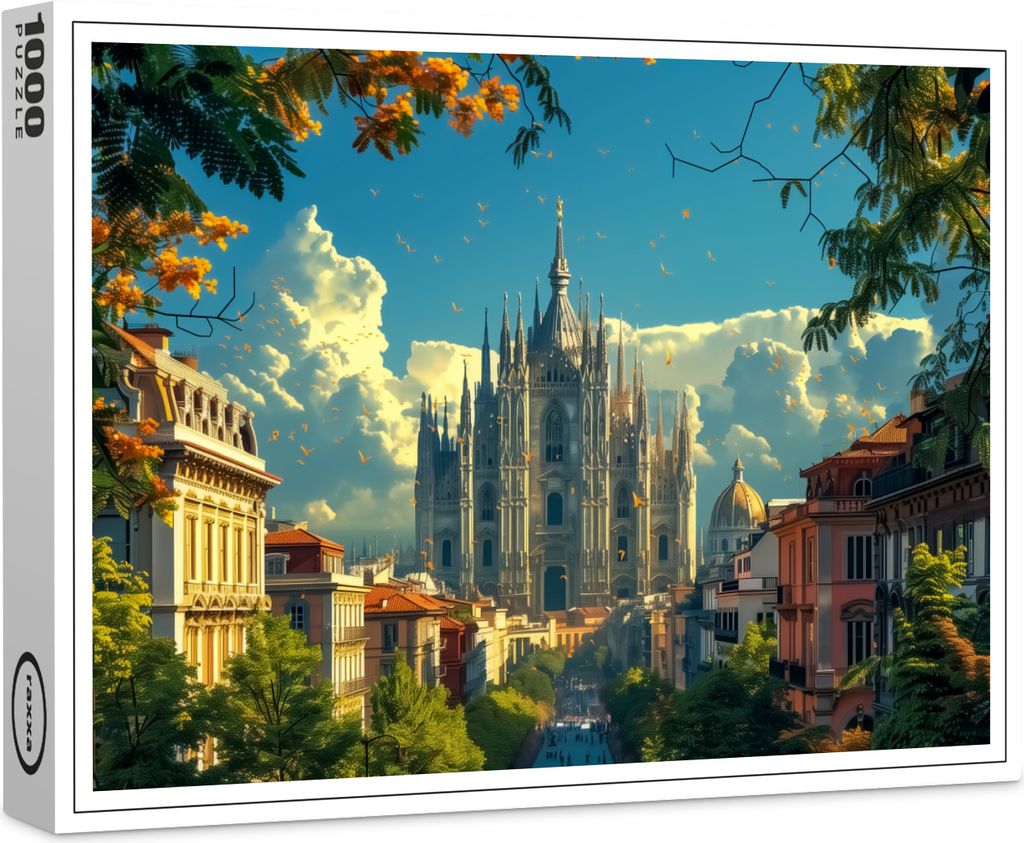 raxxa Premium-Puzzle "Milano", 1000 Teile