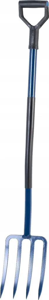 Fourche à bêcher 4 dents 130 cm en métal pour aérer la terre du jardin