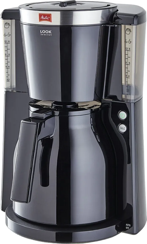 Cafetière Melitta noire verseuse verre 1.25L - Grand format 10 tasses