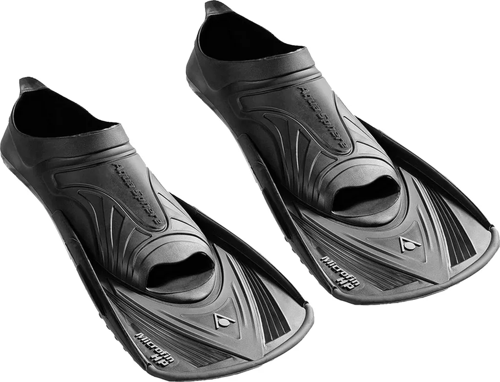 Palmes de natation Aquasphere Microfin XL pour entraînement piscine Noir Palmes de natation Aquasphere Microfin XL pour entraînement piscine Noir