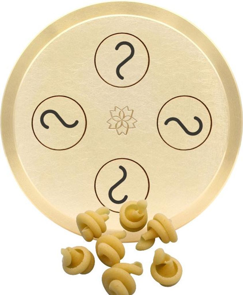 Matrize Messing - Funghi Trottole für TR70 Sela La Pastaia Korngold Avancini Omegaone