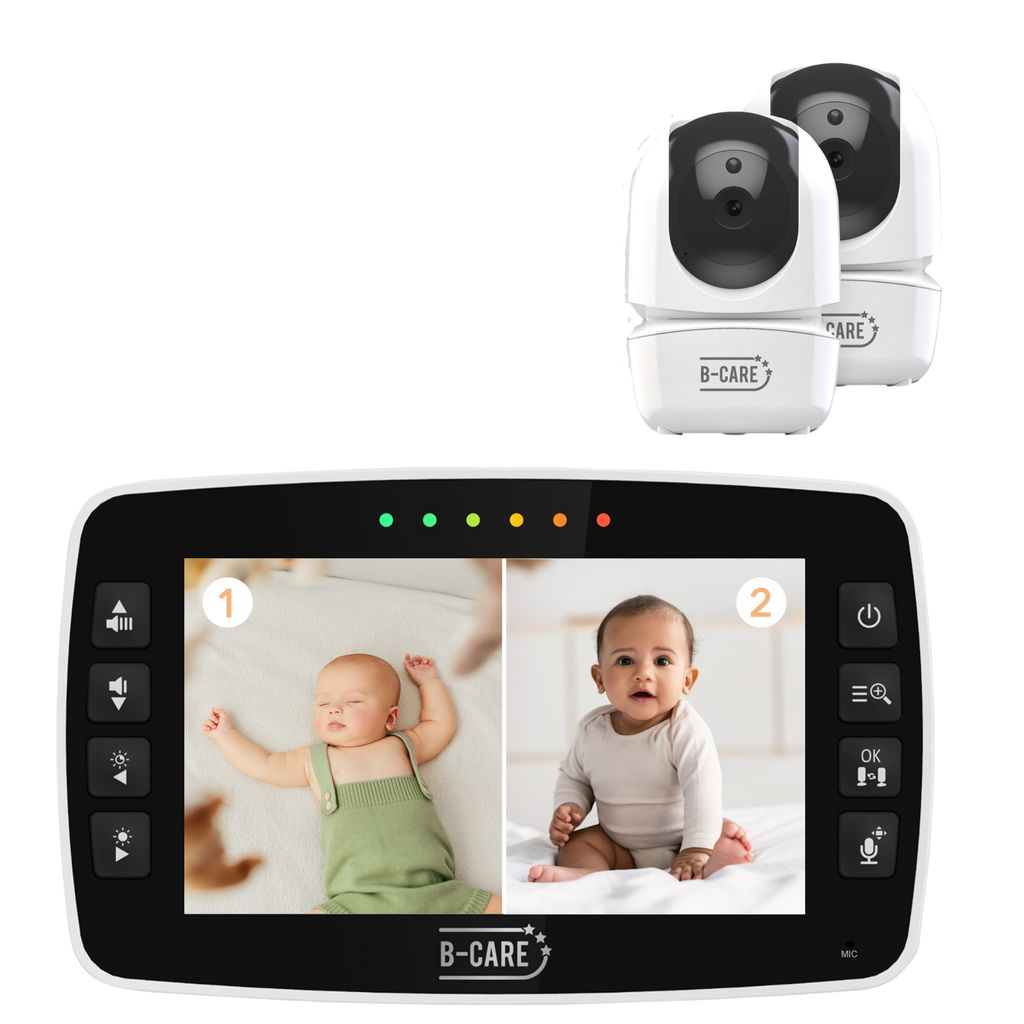 B-Care Twinkle Regular Babyphone mit 2 Kameras, 4,3" LCD Produktbild 