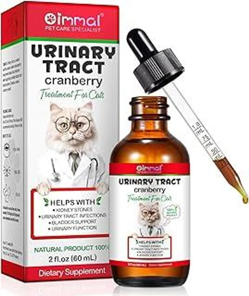 Sollievo Vie Urinarie Gatti 60ml - Trattamento Naturale Calcoli e Cistite