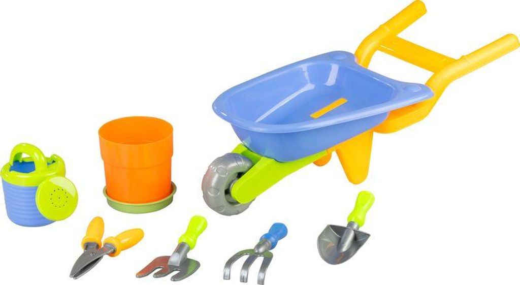 Spielzeug-Satz Strend Pro, für Sand mit Schubkarre, für Kinder, 7-teilig