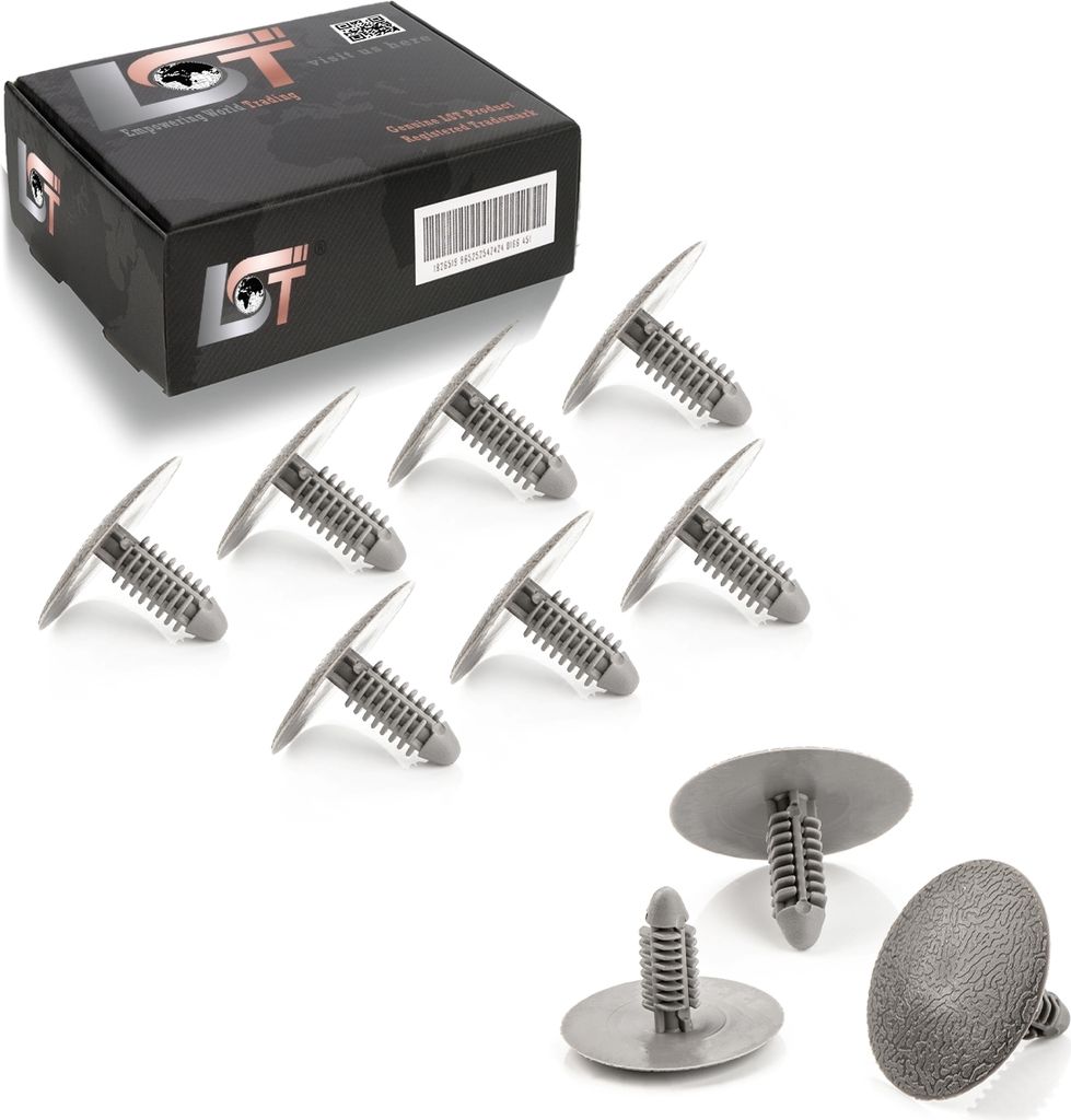 10x Befestigung Clips Innenverkleidung Dachhimmel für FORD Ø 6,5 x 7,5 mmm