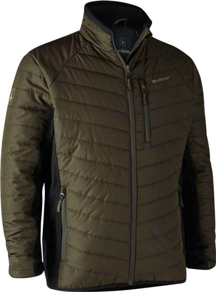 Deerhunter Moor Wattierte Jacke mit Softshell, Softshelljacke, Farbe:Adventure Green, Größe:2XL