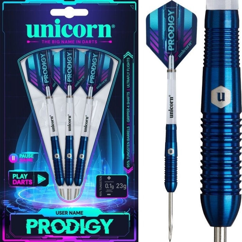 Unicorn Prodigy S2 Steel Dart 95% Tungsten - 25g -- 1 Satz