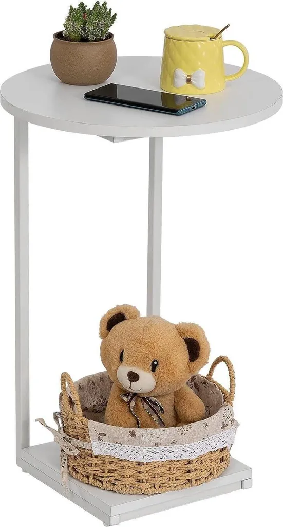 Tavolino da Divano HDANI 40x40x60cm - Organizza il tuo Relax con Stile