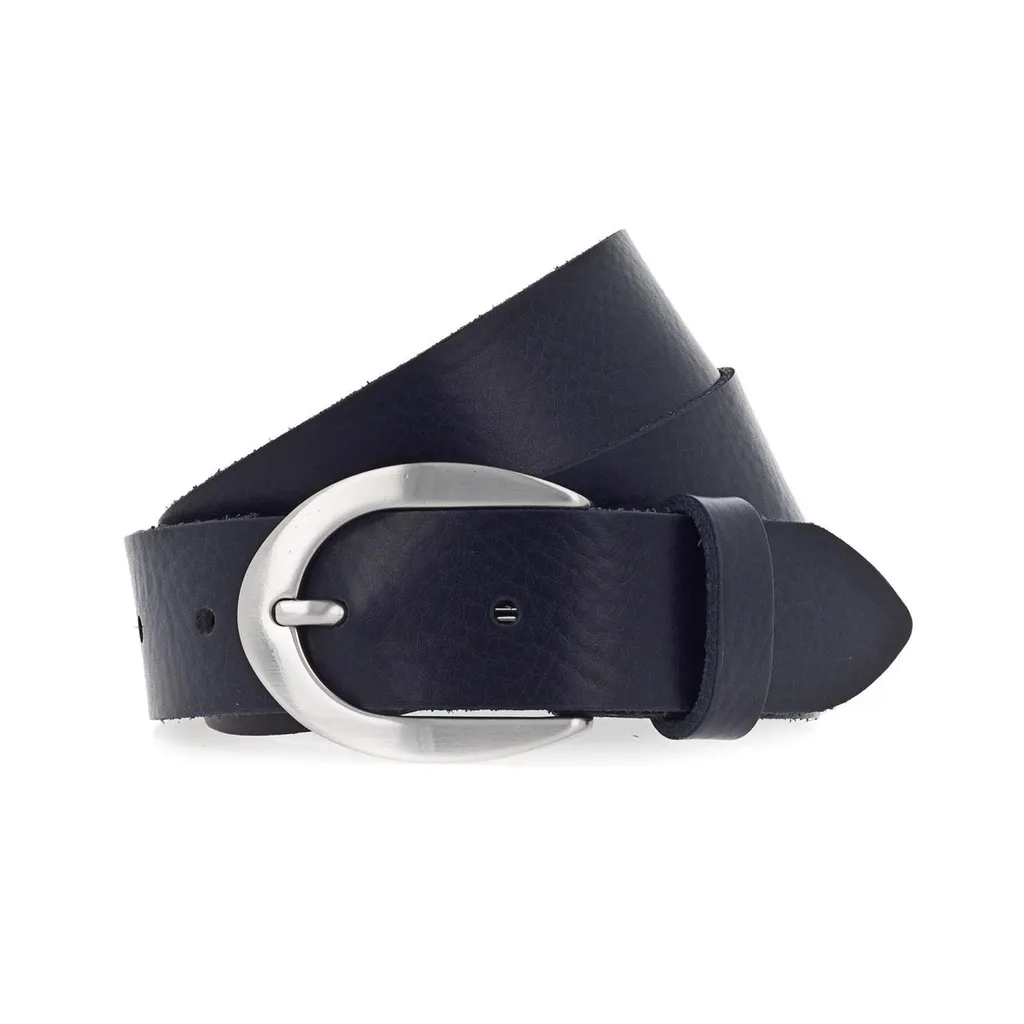 Cintura Vanzetti Neon Booster 30mm Full Leather Marine Blu W100