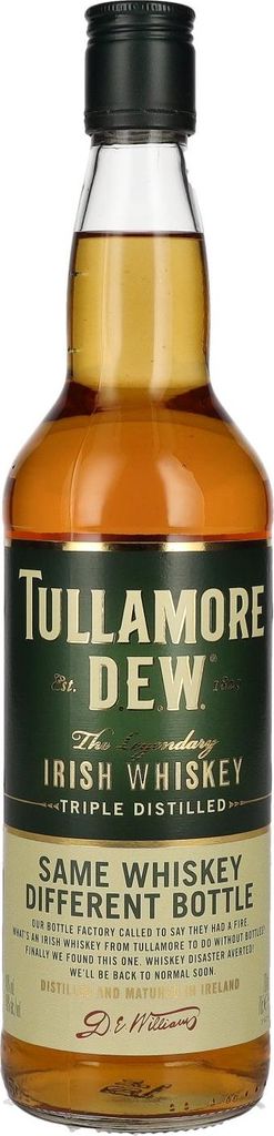 Tullamore D.E.W. Irish Whiskey ROUND 40% Vol. 0,7l Image du produit 
