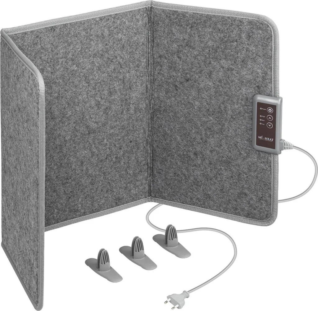 Chauffage de bureau infrarouge 165W pliable pour jambes et pieds au chaud