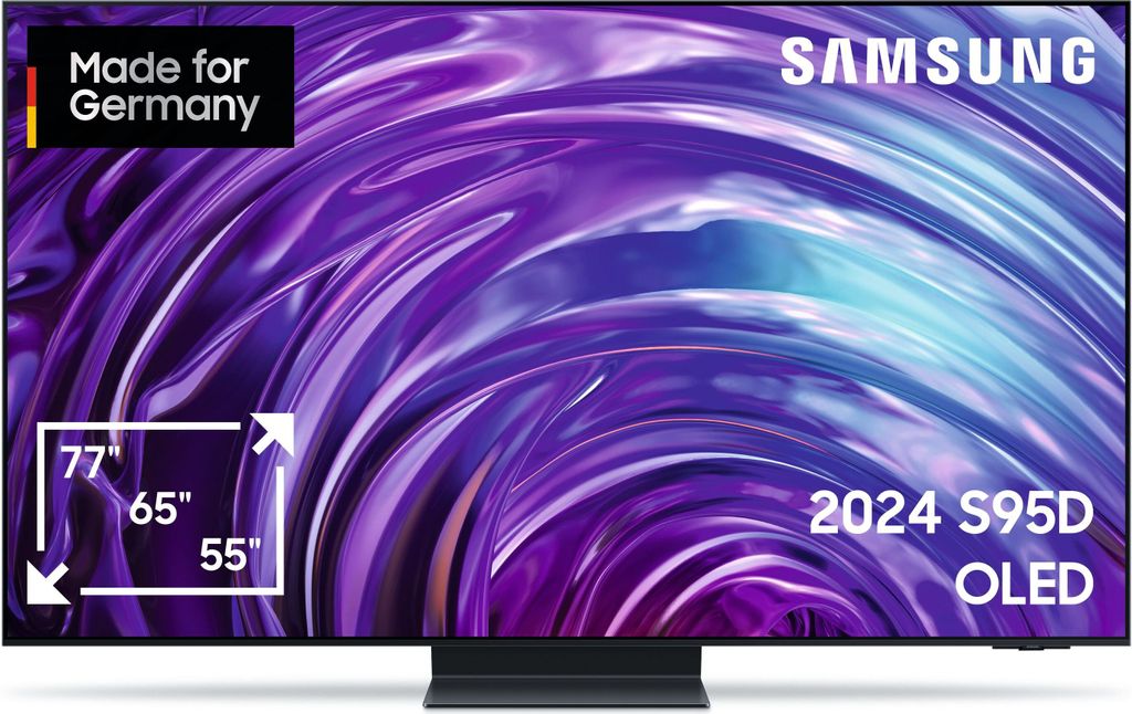 Samsung 65 Zoll OLED TV GQ65S95DATXZG 4K HDR Smart AI Produktbild 