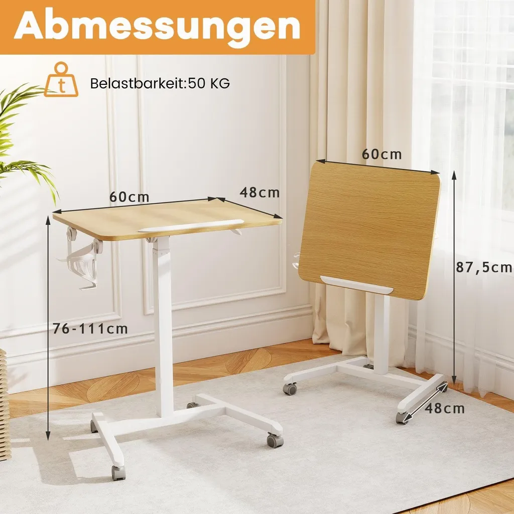 Support ordinateur portable ajustable et inclinable pour bureau à domicile - 2