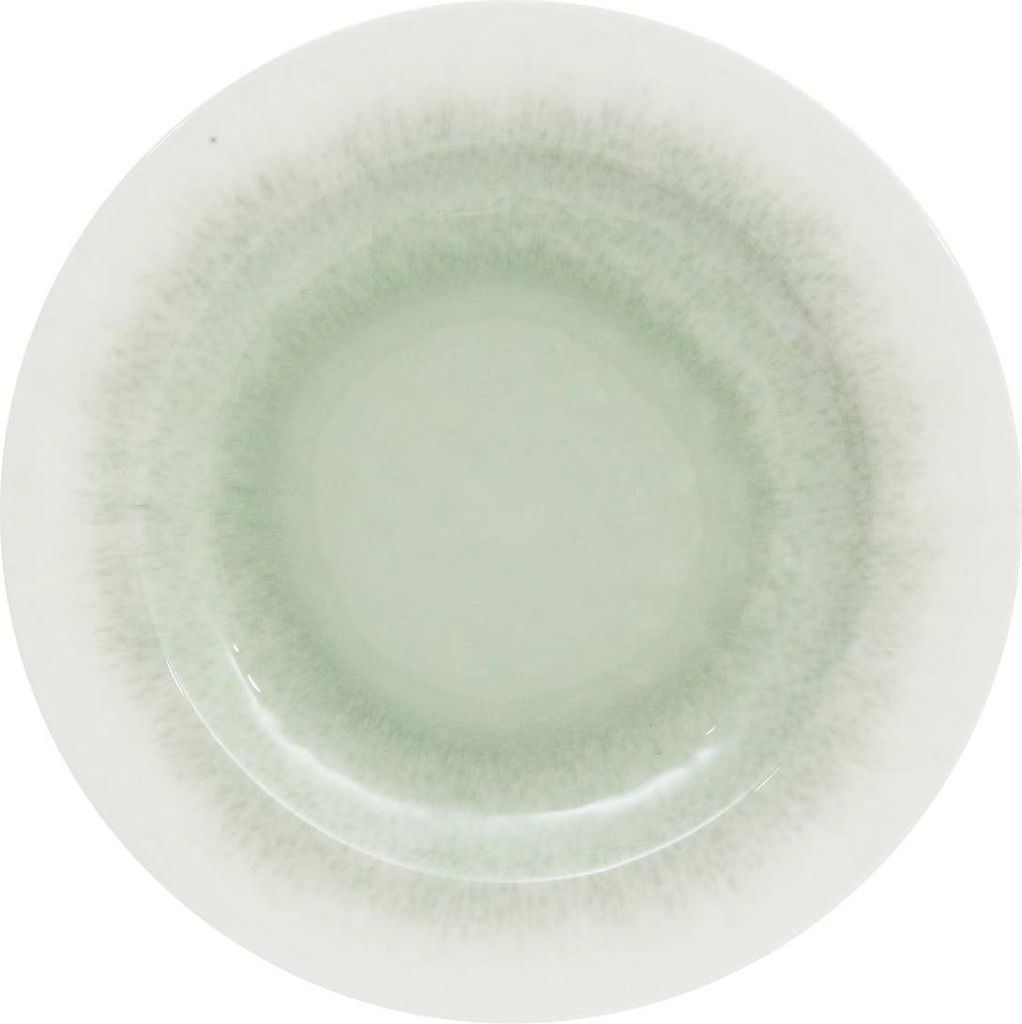 Flacher teller clara d28cm grün - Atmosphera créateur d'intérieur