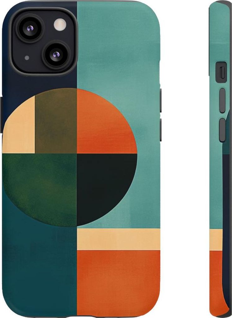 Geometrisches abstraktes Muster – Hülle Kompatibel mit iPhone 13