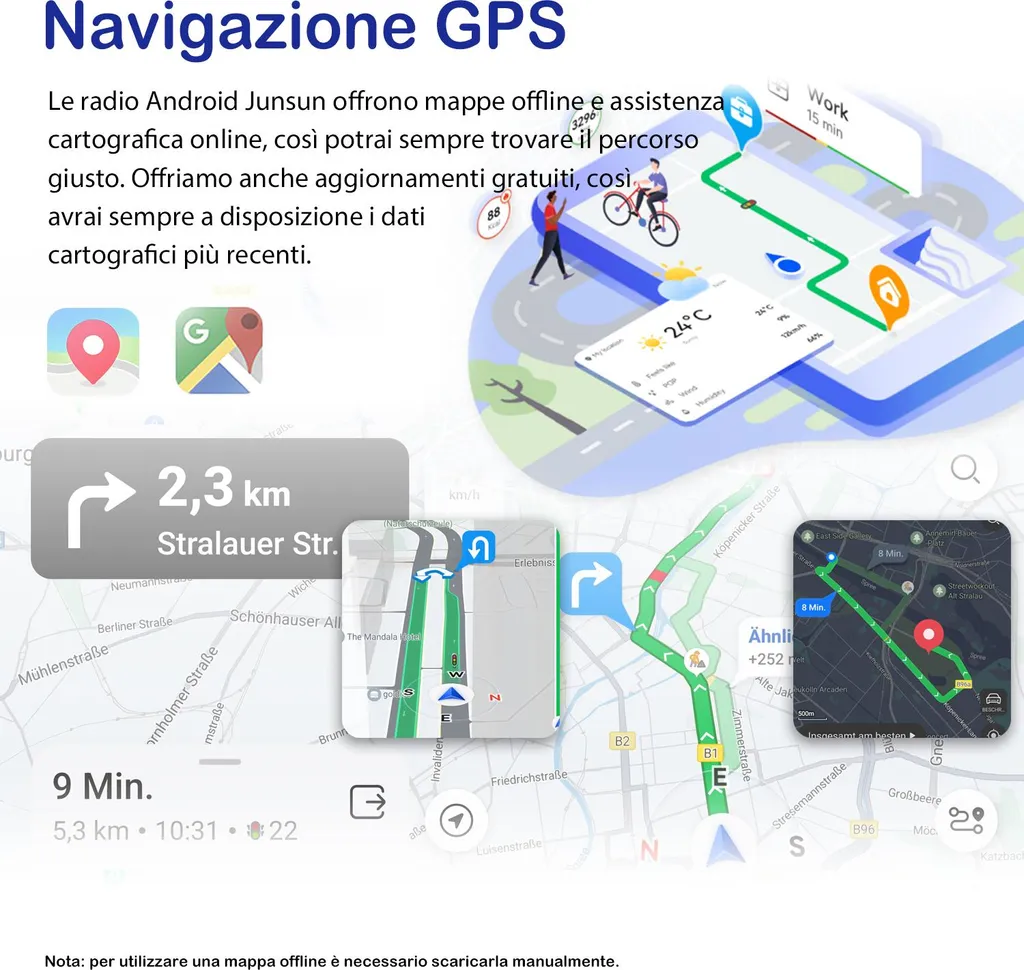 Android Radio 64GB per Renault Clio IV 2012-2016 Carplay Navi Controllo del volante Bluetooth RDS WIFI DSP GPS DAB+ - 2