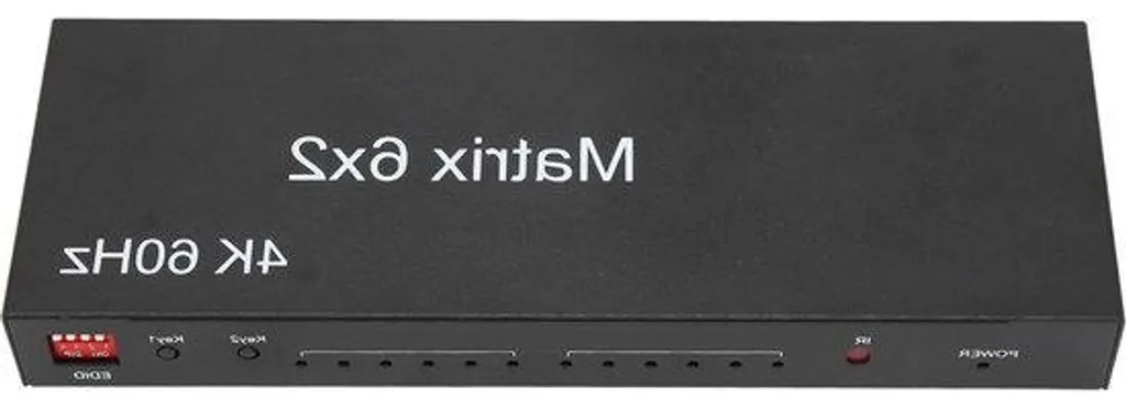 Matrice HDMI 4K 60Hz Switch 6 Entrées 2 Sorties avec contrôle à distance