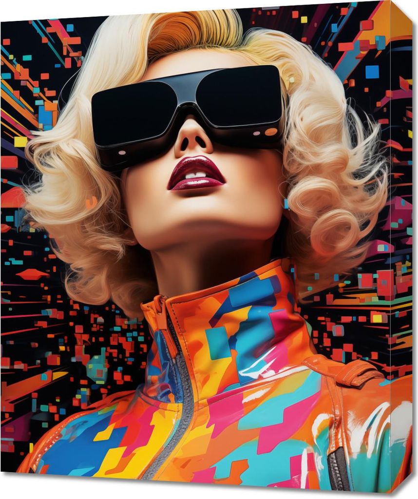 Bild 50x60cm Retro Futurismus