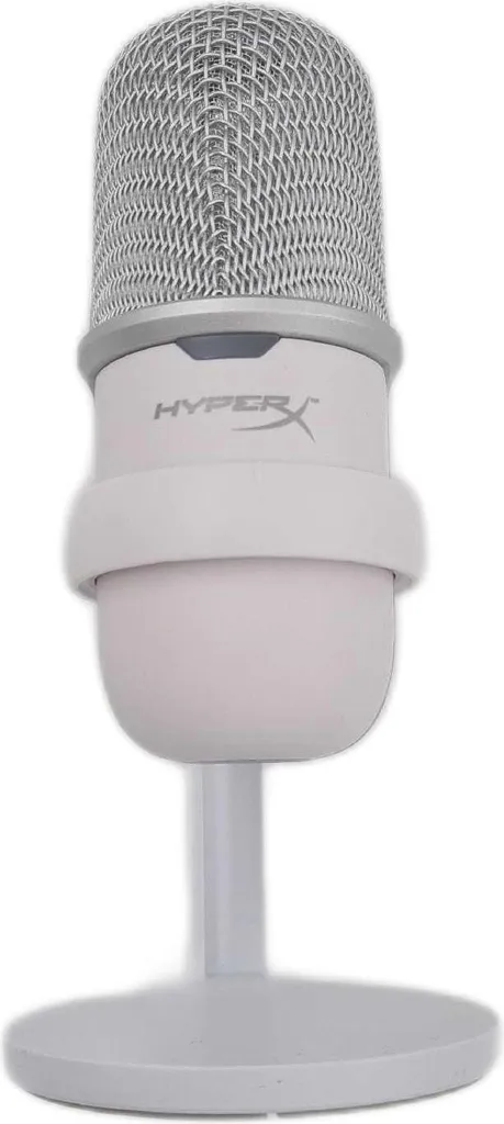 Microphone USB sans Bruit de Fond HyperX SoloCast Blanc PC Mac - 9