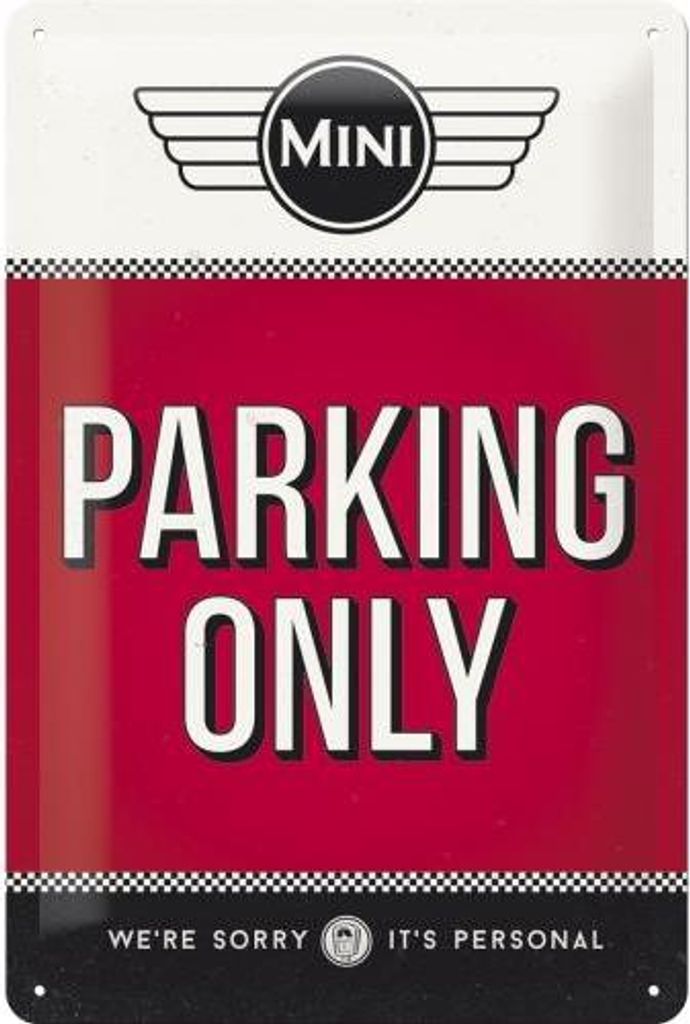 Metalowy Plakat 20 X 30Cm Mini Parking Zdjęcie produktu 