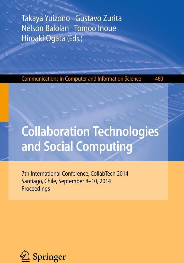 Collaboration Technologies and Social Computing