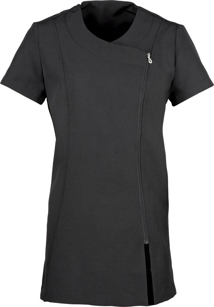 Premier Damen Arbeitstunika / Arbeitskittel Camellia (2 Stück/Packung) RW7005 (48 EU) (Schwarz)