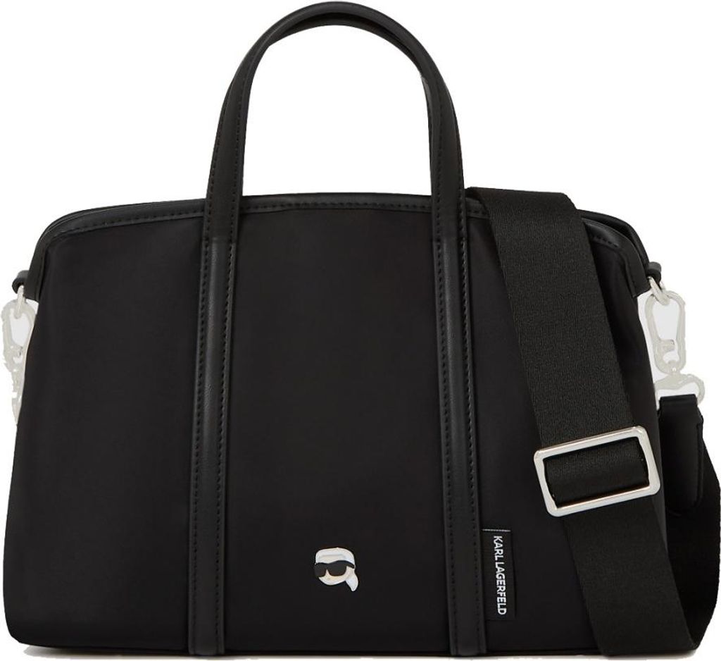 KARL LAGERFELD IKON NYLON SM SATCHEL Schwarz
