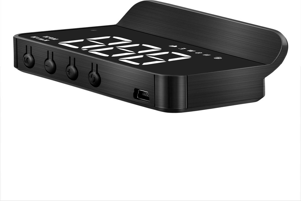 Auto HUD 3,5 Zoll Head-up Display Windschutzscheibe Projecter Digitales Fahrzeug Geschwindigkeitsmesser GPS Modell Überdrehzahlwarnung Müdigkeits...