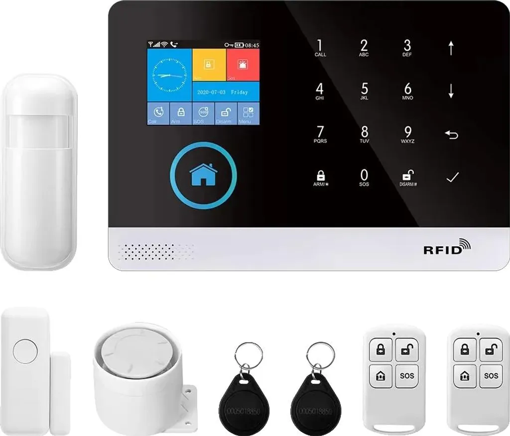 Allarme Casa Smart 2G GSM - Sicurezza Intelligente Kit A UE