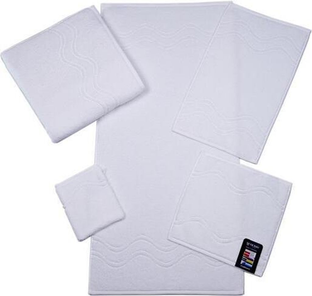 ROSS Cashmere feeling 9008 Baumwoll Frottiertuch, Handtuch, Duschtuch in vielen Farben und Größen Handtuch 50 x 100 cm weiß