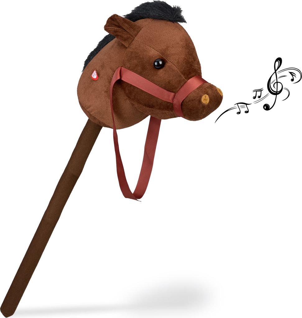 relaxdays Steckenpferd mit Sound