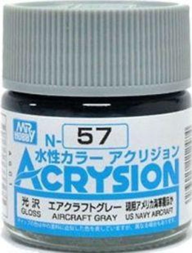 Mr Hobby - Gunze N-57 - Acrysion (10 ml) Aircraft Gray - Neu