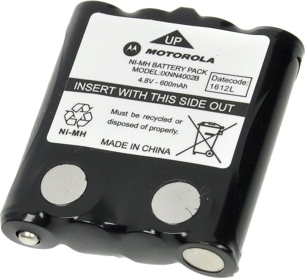 Motorola 00242, Akku, Motorola, TLKR, XTR, XTB, Schwarz Produktbild 