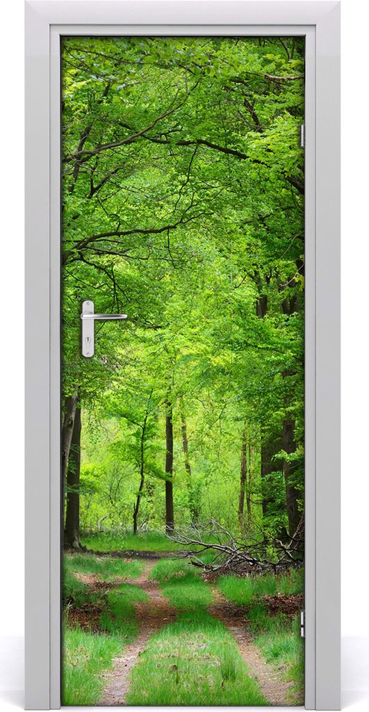 Tulup Türaufkleber 75x205 cm Dekorative Aufkleber Selbstklebend Wasserdichte Tapete Abnehmbar Schlafzimmer Wohnzimmer Wohnkultur - Waldgrün