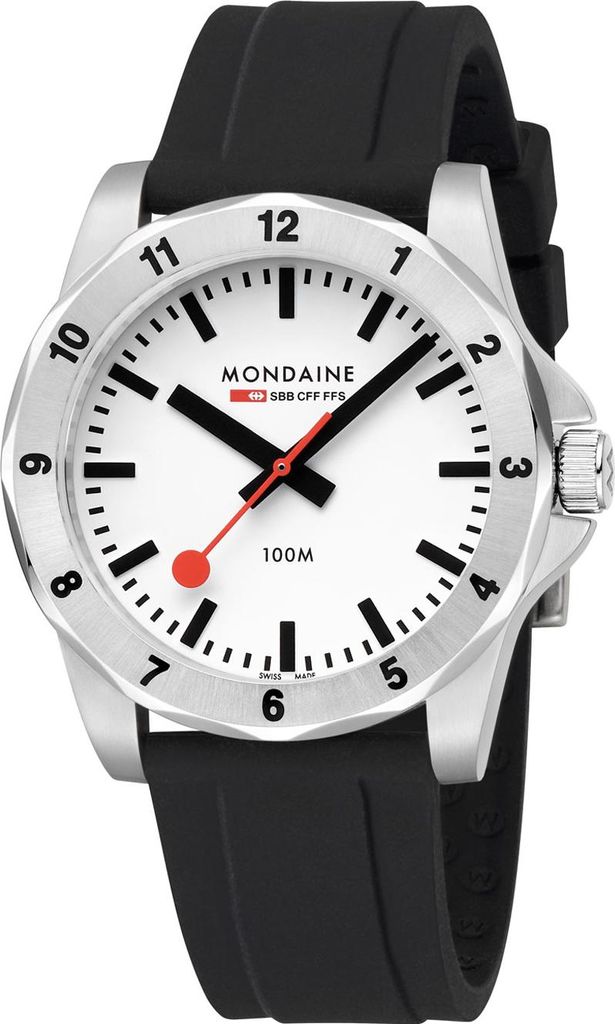 Mondaine MSN.4211B.RB Herrenuhr Numeri 42mm 10ATM