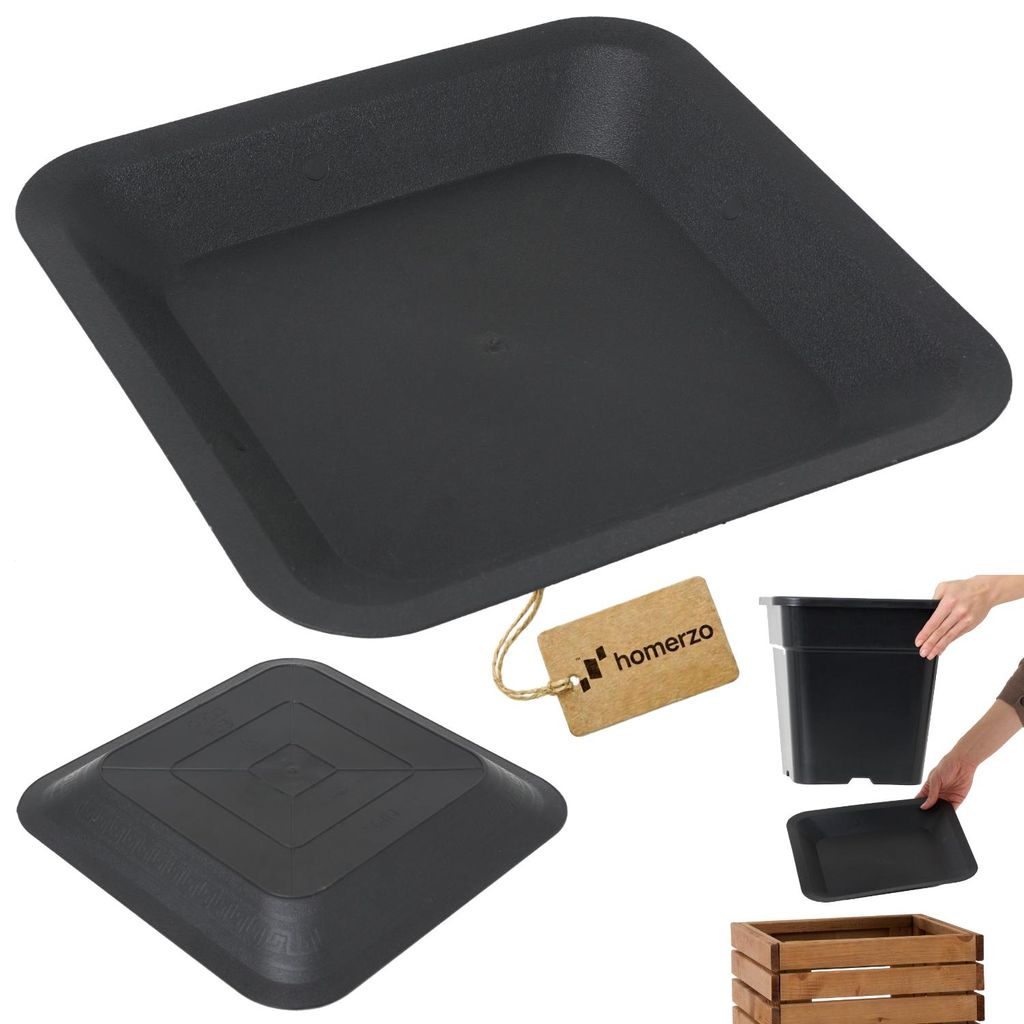 Untersetzer für Blumentöpfe Pflanzen quadratisch 30,5x30,5 Produktbild 