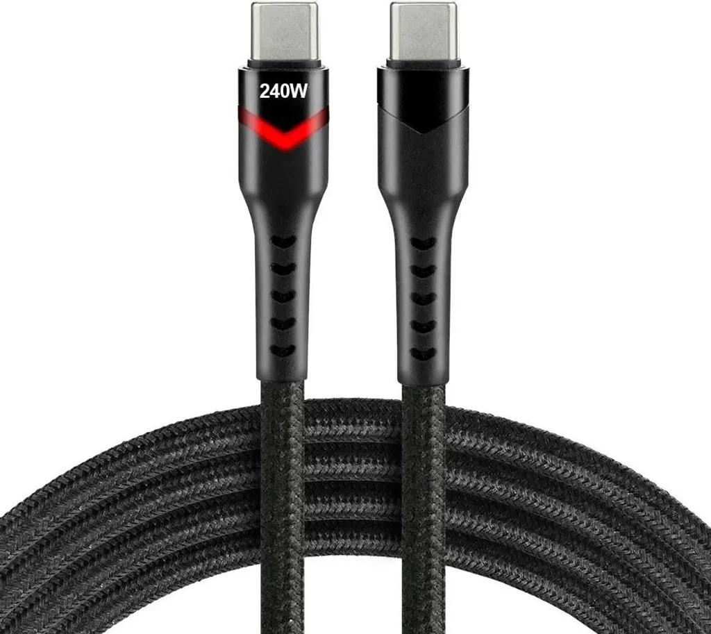everActive CBB-1PDRS: Cavo USB-C PD 240W Robusto e Intelligente