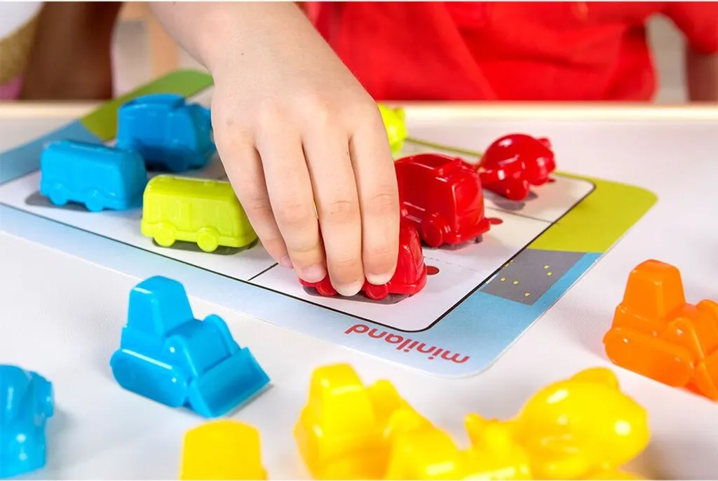 Miniland Sort & Count Vehicles Jouets Éducatifs Multicolores One Size - 6