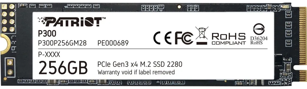 Réparer un PC Lent avec le SSD Patriot P300 256 GB NVMe M.2 Interne