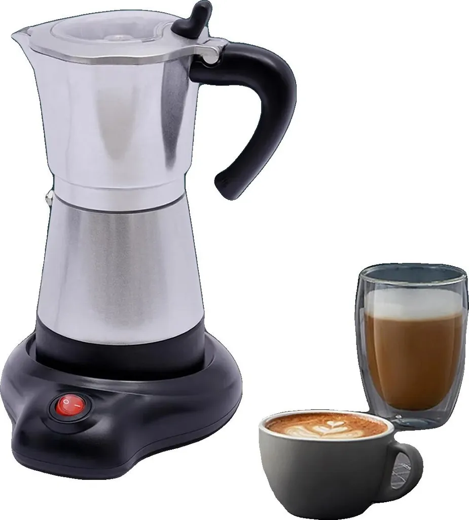 Cafetière électrique 480W base 360° capacité 300 ml pour 6 personnes