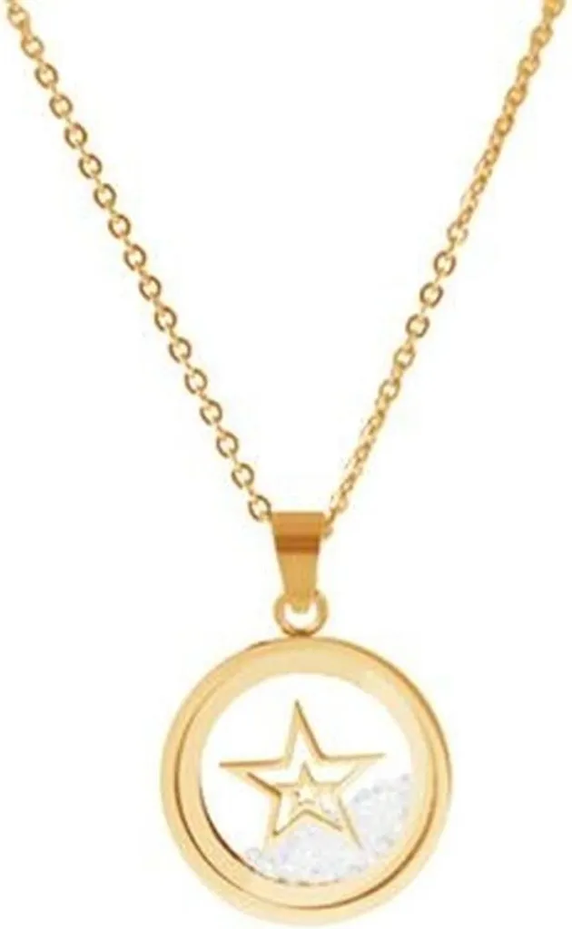 Pendentif femme CO88 Collection 8CN-26009 doré en acier raffiné