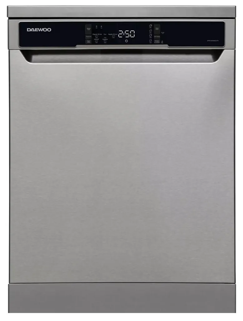 Lave-vaisselle Pose Libre 60cm Daewoo 15 Couverts Inox Silencieux