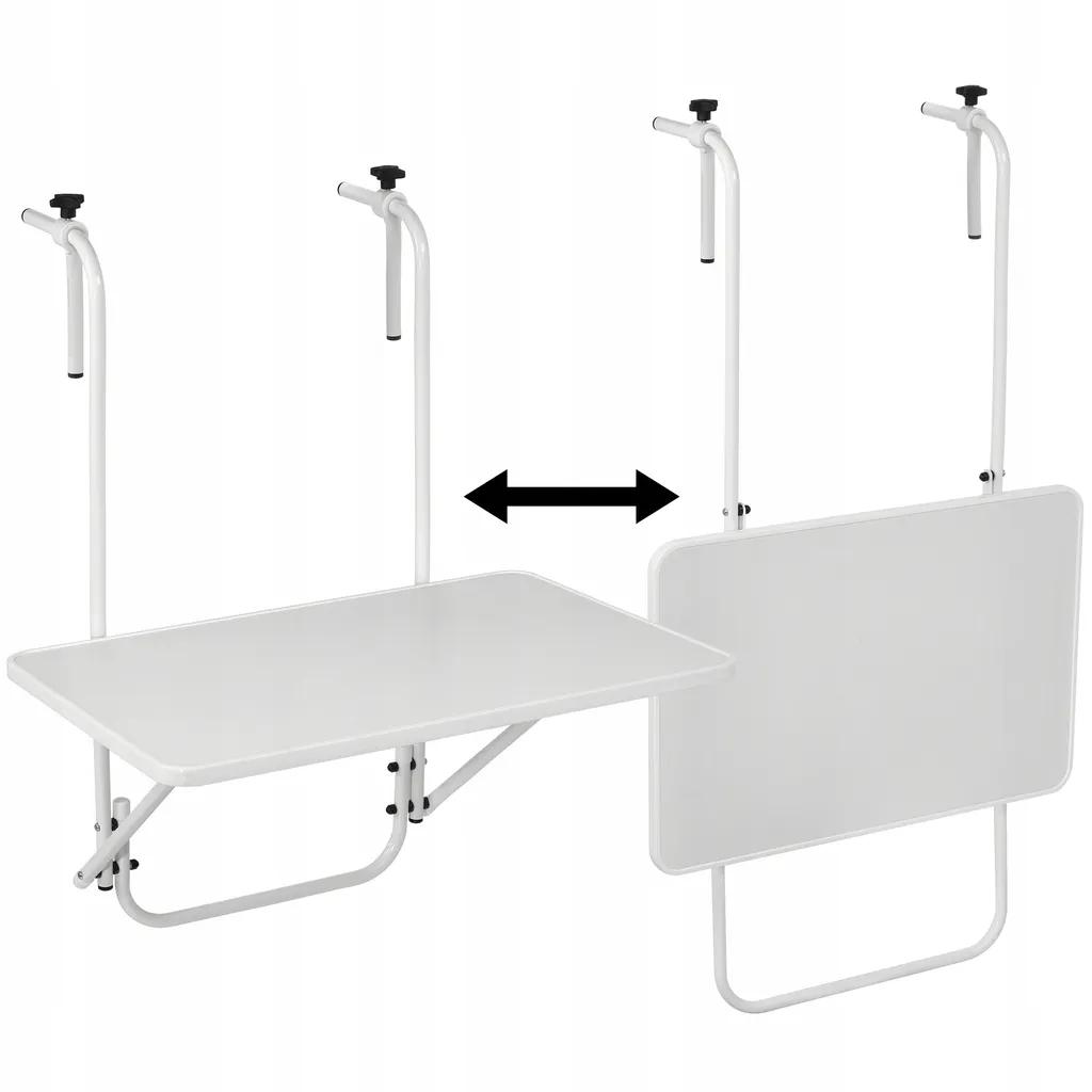 Table de balcon suspendue résistante aux intempéries et réglable KADAX