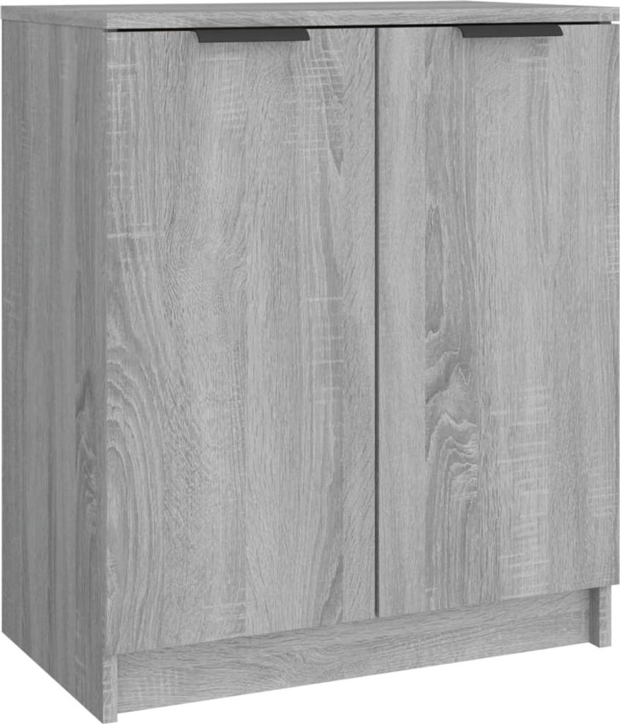 vidaXL Botník Grey Sonoma 59x35x70 cm Dřevěný materiál Obrázek produktu 