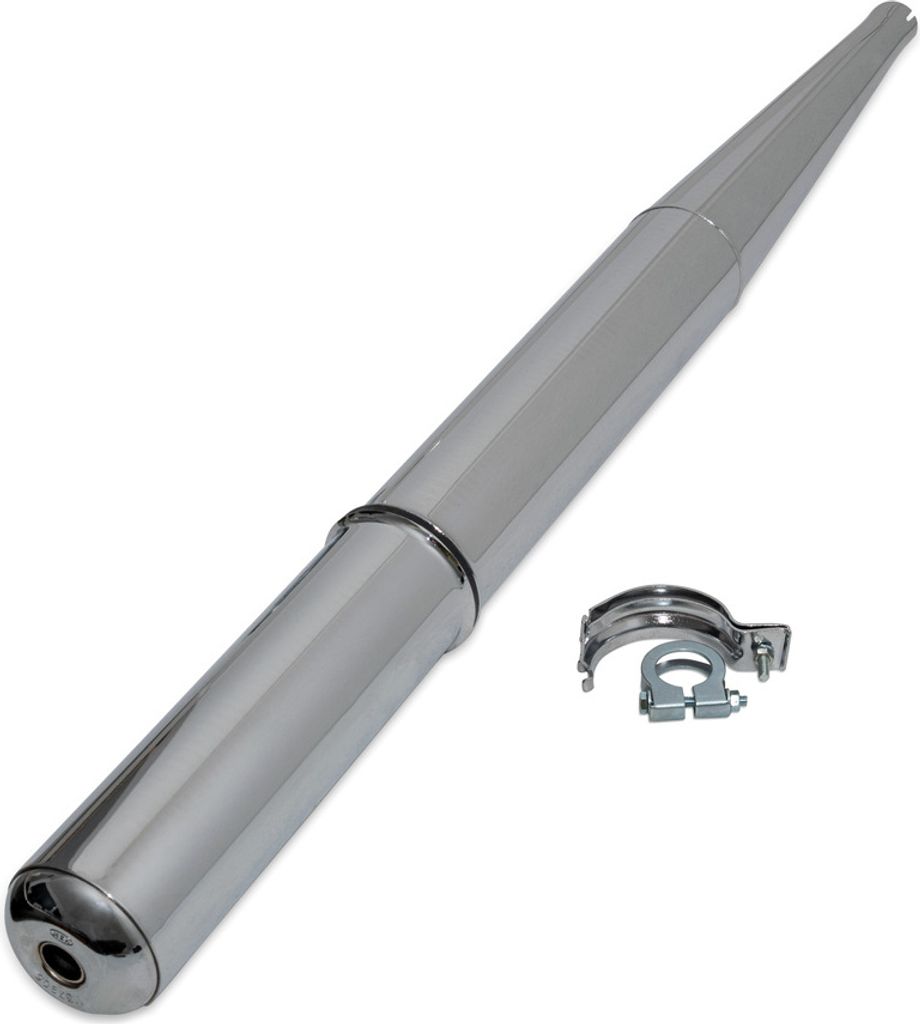 Auspuff - Standard, chrom - Simson S50, S51, S70, KR51/2 Produktbild 