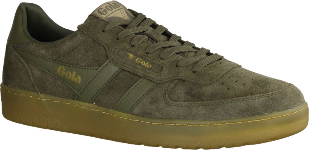Gola Hawk Suede ´86 sportlicher Schnürer Grün in Gr. 44 Produktbild 