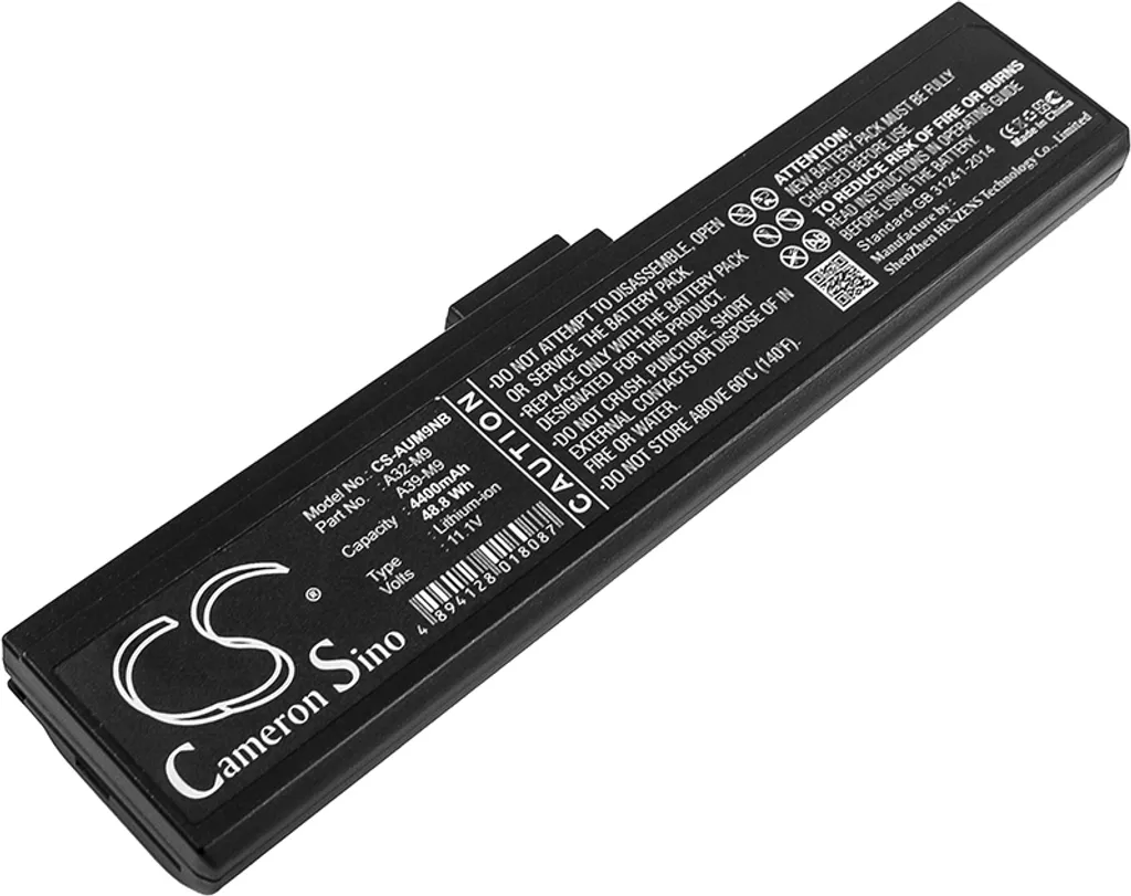 Batteria TECHTEK per Asus M9 W7 | Ricambio Alta Qualità 70-NDQ1B2000
