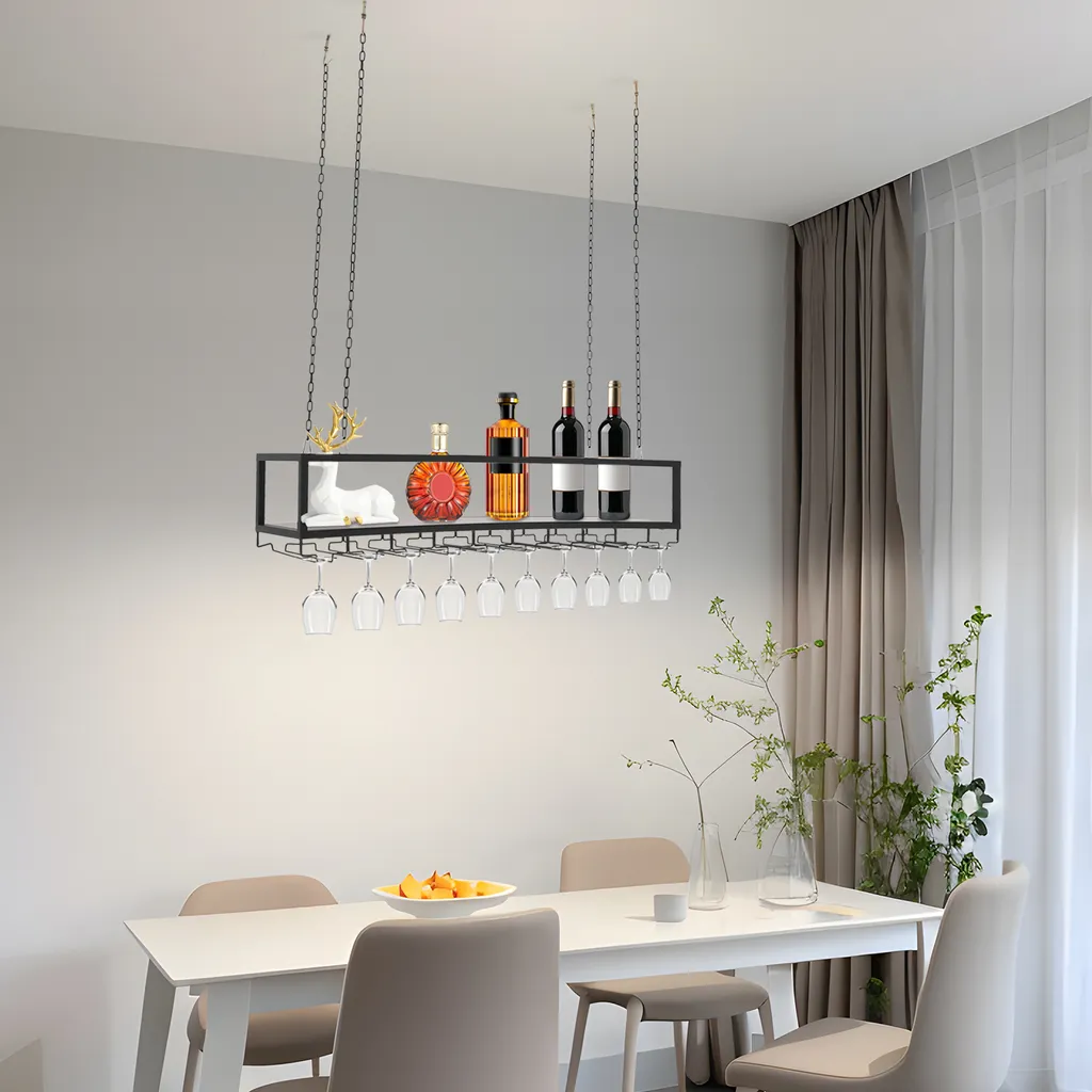Meuble à verres suspendu gain de place pour petits appartements - 2