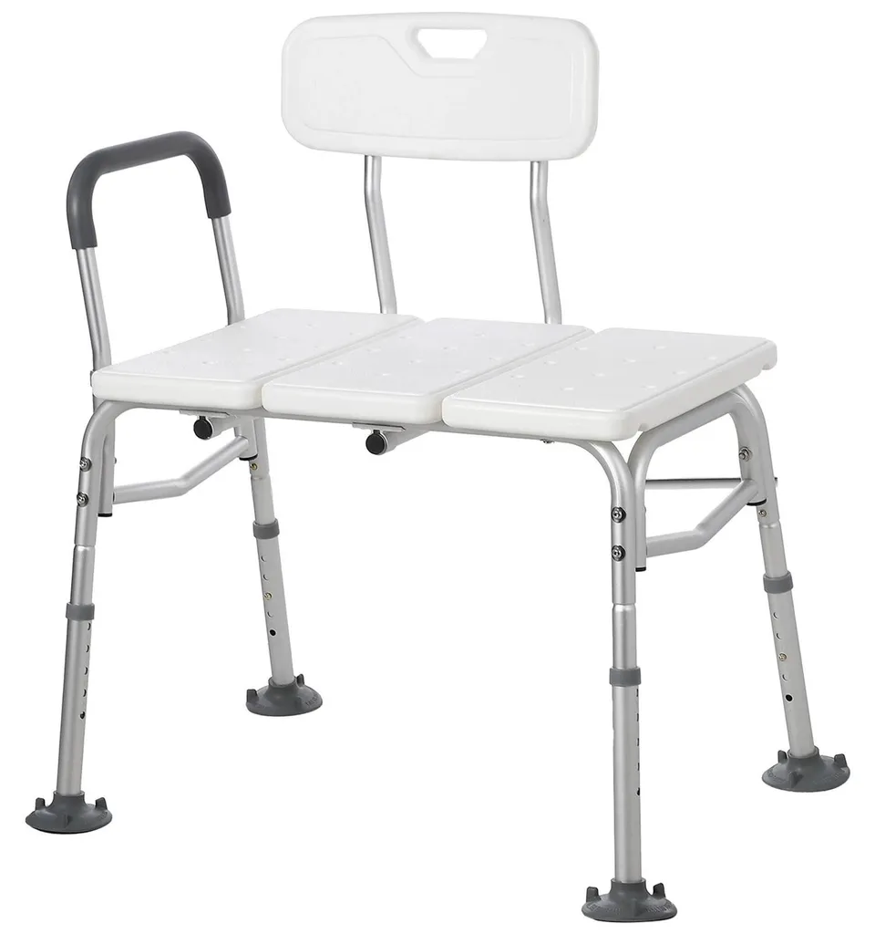 Chaise de bain pour aide à la toilette - Hauteur réglable et stable